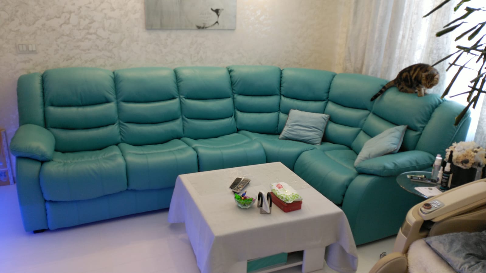 Перетяжка дивана на дому. Салаир